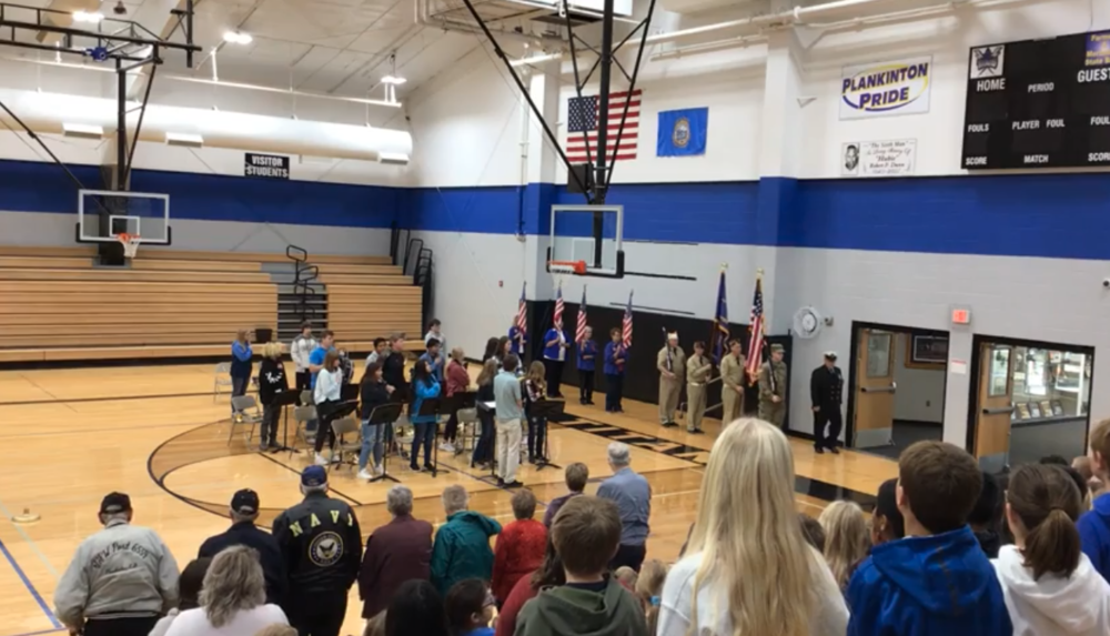 Veterans Day Program 2021 Plankinton School District 11